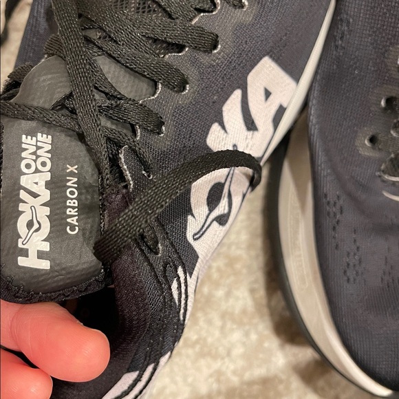Hoka One One Sneaker Carbon X Size 7 Athletic Running Shoes - Picture 5 of 9
